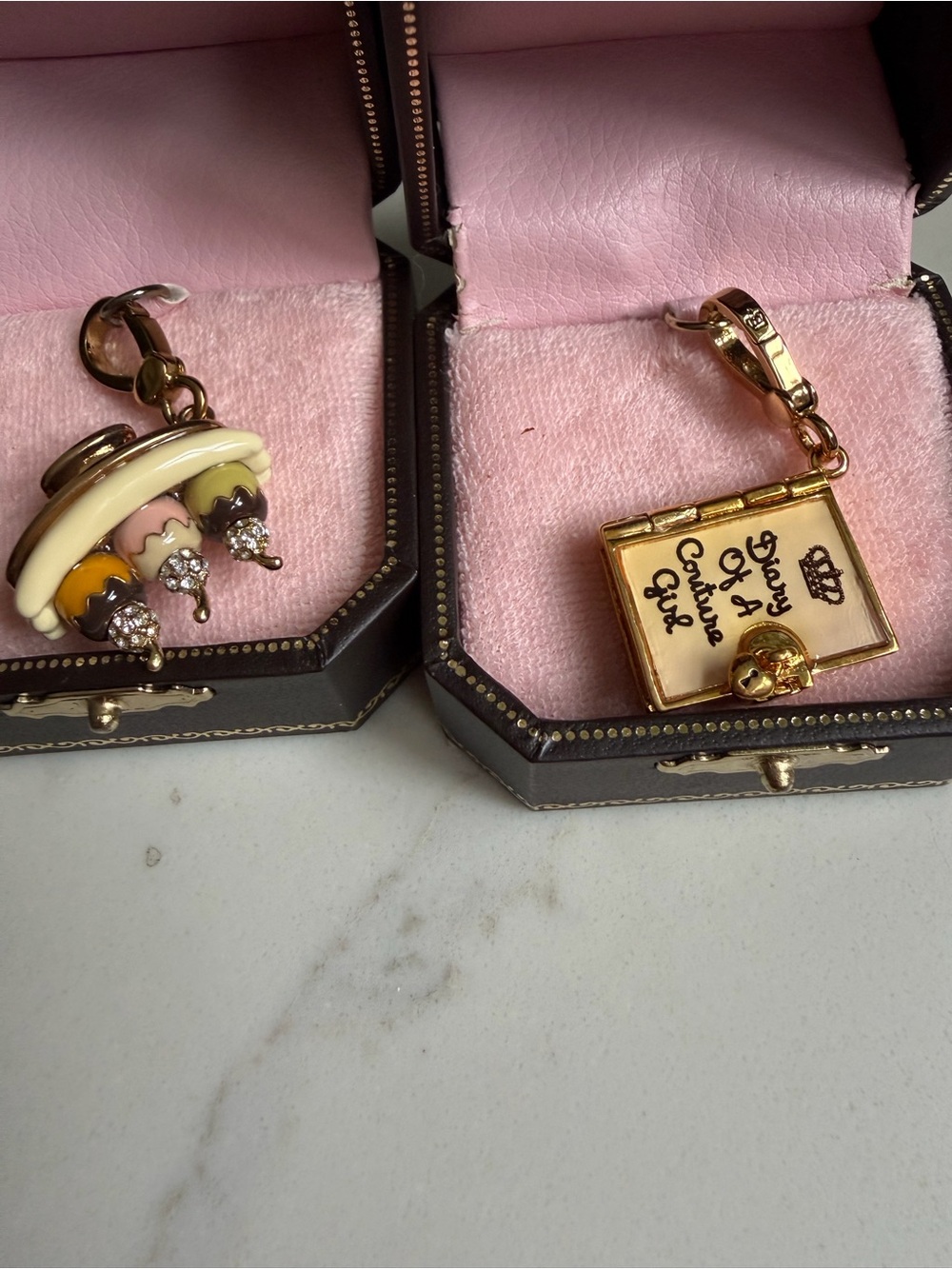 Juicy Couture Diary of a Couture Girl Charm Pendant